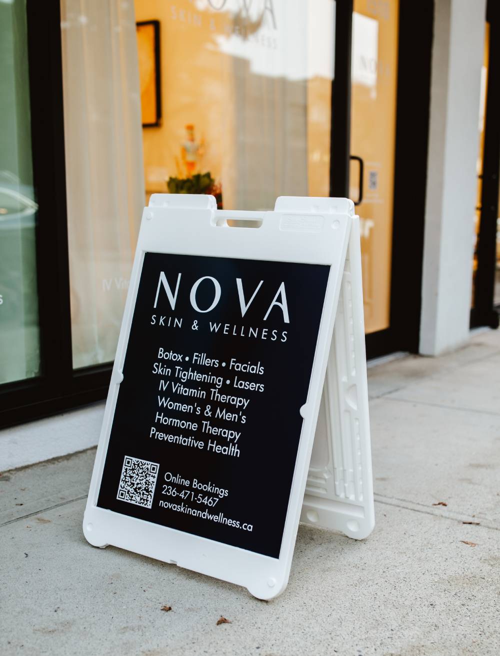 Nova Skin and Wellness Centre entrance
